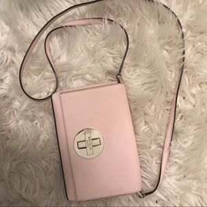 new light pink kate spade crossbody purse